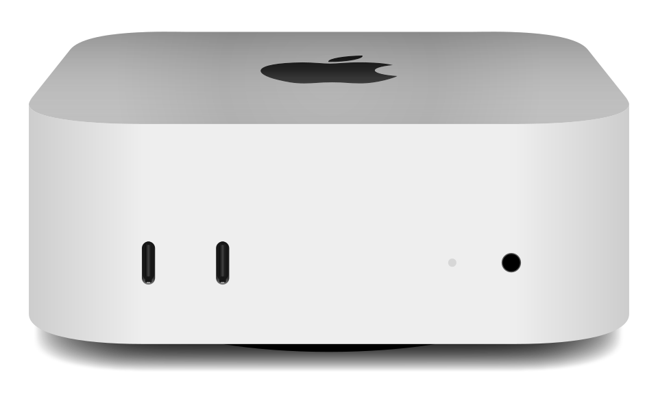 Mac mini M4 Pro 官方硬體圖：本站證據以真實硬體為準